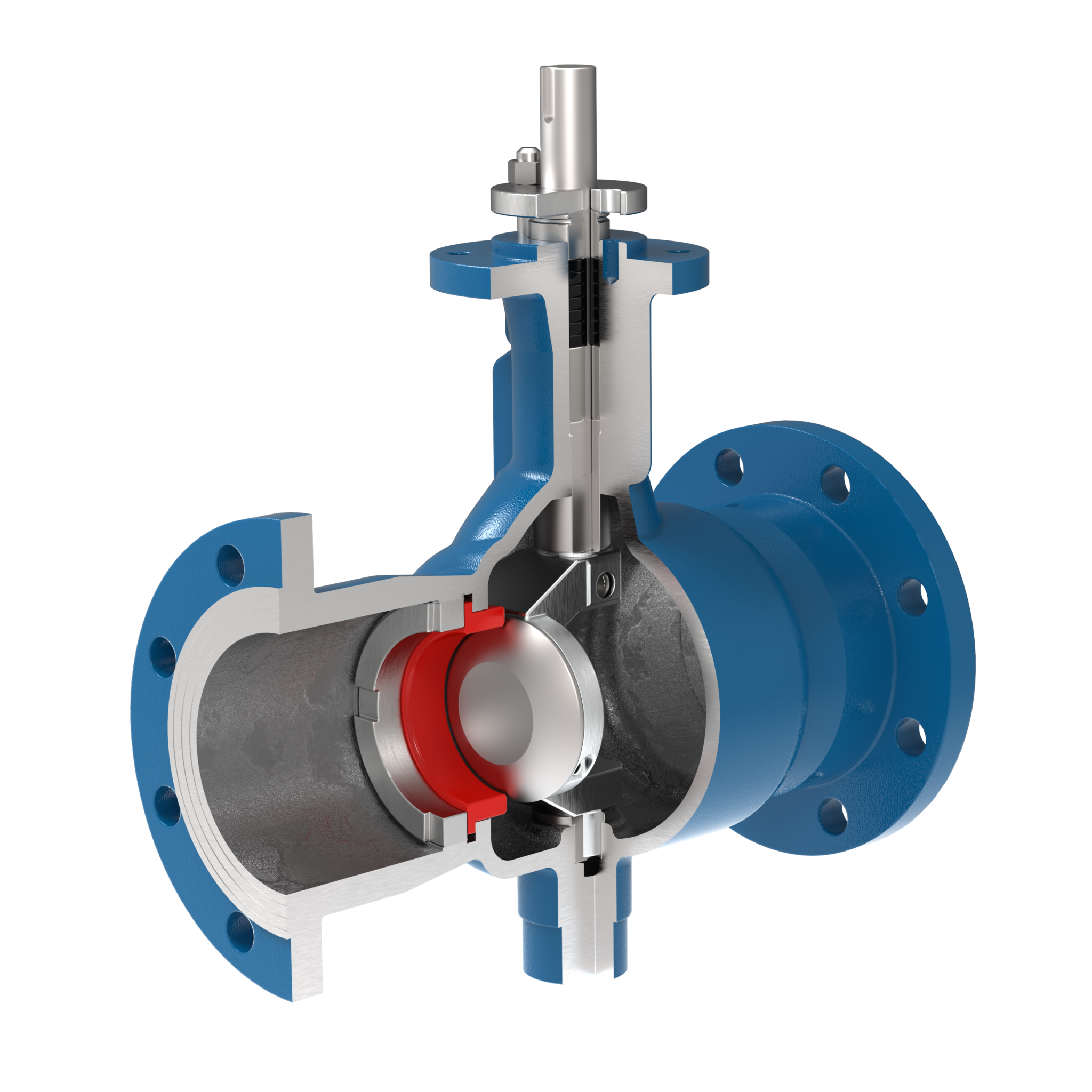 Rotary control valve VA3033 VALVEA s.r.o.